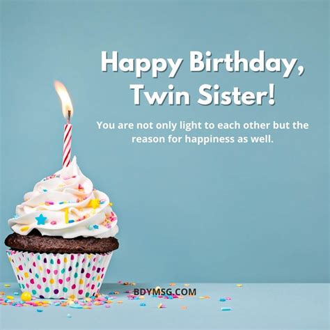 birthday wishes for twin sister